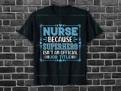 New Nurse T-Shirt Design. tshirt design
