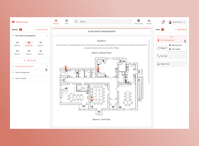 File Manager file management file manager layout design space management ux web app