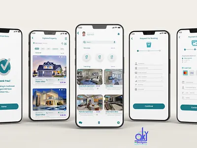 Real Estate Services App UI adobexd design graphic design ui ux