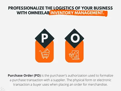 purchase order (PO) in OmneelabWMS animation graphic design ui