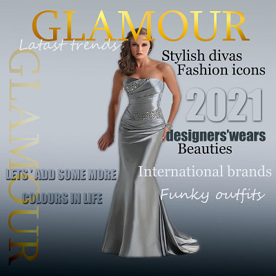 Magazine cover design 3d banner branding design graphic design illustration logo media social media post post typography
