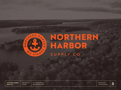 Northern Harbor Supply Co. | Logo Design 2 adobe illustrator branding logo logo design northern harbor northern harbor supply co old fashioned outdoor outdoor store product supply co. vintage vintage logo