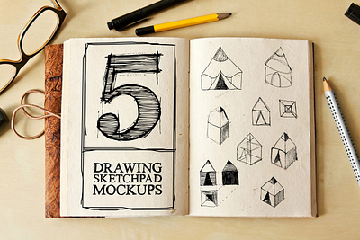 Drawing Sketch Pad Mockups drawing mock up mockup notepad sketch