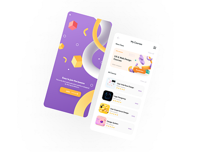 Courses App Ui Design 2d 3d animation behance design designer dribble figma graphic design graphic designer graphic designing illustration logo motion graphics ui user experience user interface