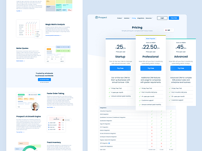 Prospect CRM - Product & Pricing Page