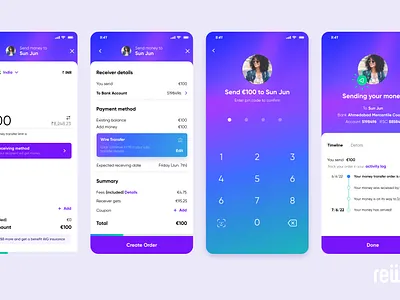 Send money internationally digital wallet fintech international transfer money movement send money send money flow transfer money wallet