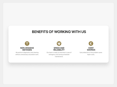 benefits section // website design ui ux web webdesign