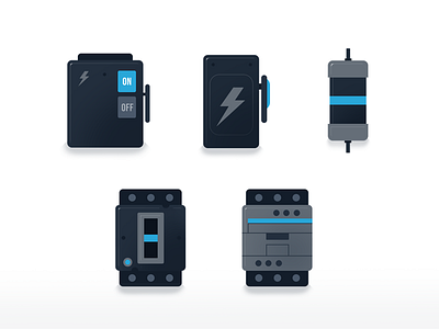 Flat machine icons. amblem badge design icon illustration illustrator ios ios icon iphone iphone icon logo machine mask phone icon photo photo ediging photoshop power simple machine icons. ui