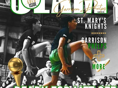 "Magazine" Series (Garrison Phelps) app basketball canva design graphic design illustration magazine slam