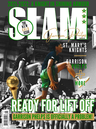 "Magazine" Series (Garrison Phelps) app basketball canva design graphic design illustration magazine slam