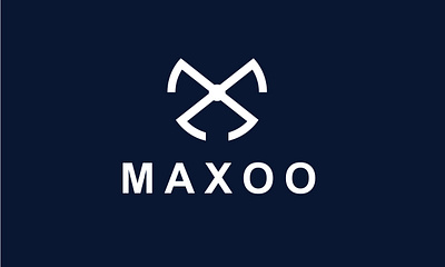 MAXOO LOGO DESIGN brand logo branding business logo company logo creative logo graphic design maxoo logo minimal modern logo tech logo unique logo