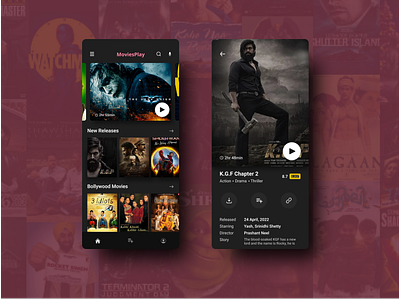 Daily UI #25 - TV App app design ui
