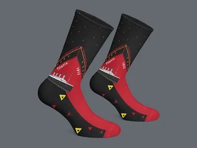 Titanic socks sock sock design socks