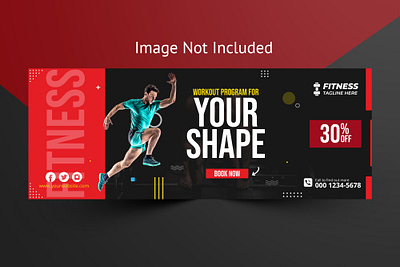 Fitness Social Media Post a4 brochure a4 flyer brochure brochure design business design fitness illustration media post social