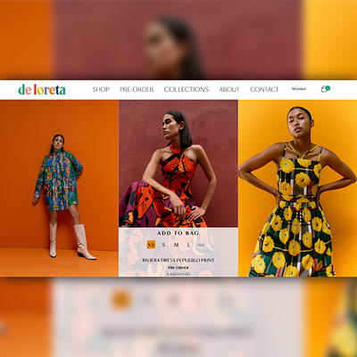 De Loreta ecommerce web design & development ui ux web web design web development