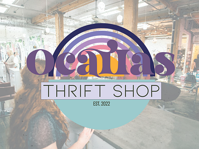 Design a logo for a new thrift shop. art artwork branding design dribbble weekly warmup graphic design logo retro thrift shop typography