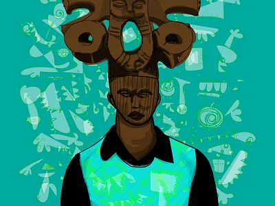 Brother Amadioha graphic design illustration