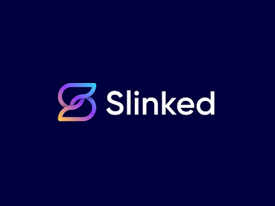 Slinked abstract logo blockchain brand application branding connection cryptocurrency design dna logo graphic design icon link logo logo mark mark modern logo s s logo symbol tech visual identity