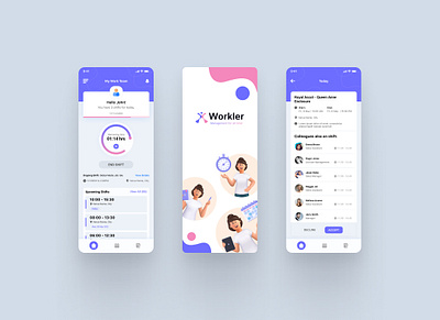 Workler App 2022 ui app employment hr jobs jobsearch mandloi marketing mobile recruiter app recruitment sandeep staffing work