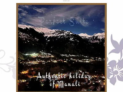Holiday in Manali, Graphic Design! graphic design graphic designer holiday motion graphics photograohs