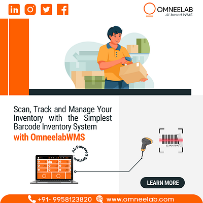 Complete Customizable Software that Tracks Inventory branding design vector