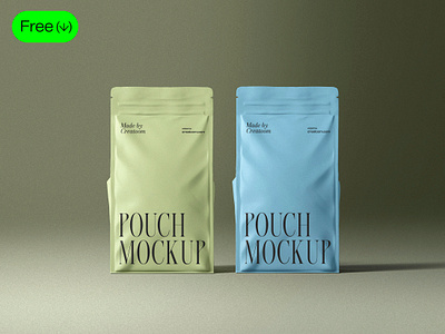 😍 Free Two Pouch Mockups branding coffee package mockup coffee packaging mockup coffee pouch mockup free free mockup freebies graphicdesign pack mockups packaging mockups pouch mockup