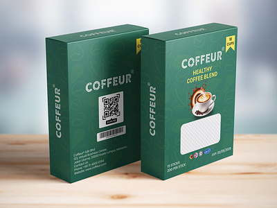 Coffee Box Packaging Design branding design google web designer package print web de web design webdesigner website website design