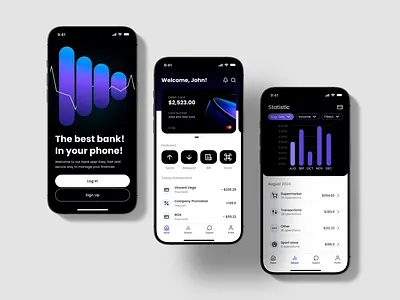 Bank Mobile App UI Design app app deign bank bank app bank design banking app design ebanking finances mobile mobile app mobile bank money management online banking payment transaction ui ux