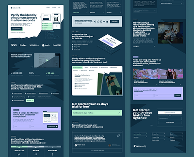Cactus Verify (common view) landing ui web webdesign webflow