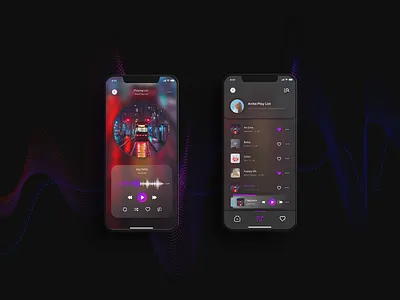 Daily Ui Challenge 009 - Music Player app concept dailyui design figma graphic design music music player player ui uidesign