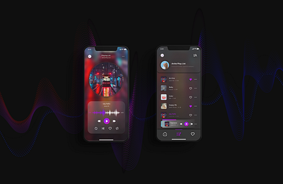 Daily Ui Challenge 009 - Music Player app concept dailyui design figma graphic design music music player player ui uidesign