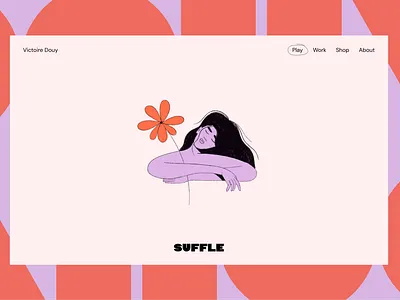 Portfolio ✌🏻 22 blue branding design flowers illustration logo pastel portrait ui yellow