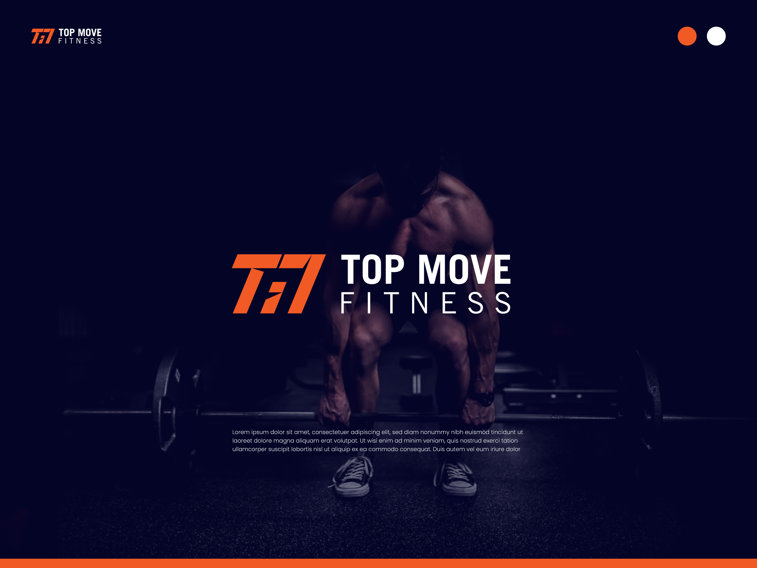 Example of Gym Fitness Sport Brand Logo Deisgn