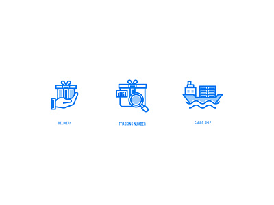 Delivery icons branding creative delivery design icon icon set icons illustration logo logo design ui ux vector
