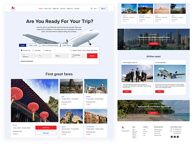 Air Ticket Booking Website airline aitport board boarding pass booking design desktop flight icon logo minimal plane ticket travel typography ui ux vacation web web site