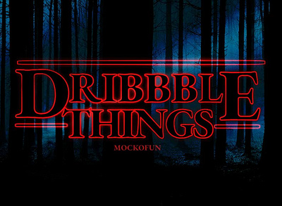 Stranger Things Logo font design font style stranger things stranger things logo text design text effect text logo text style