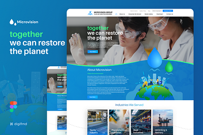 Innovation and Technology Website design Landing page branding design homepage illustration interaction landing logo page ui website