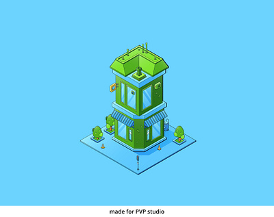Isometric Home 2d art creative design drawing illustration isometric vector
