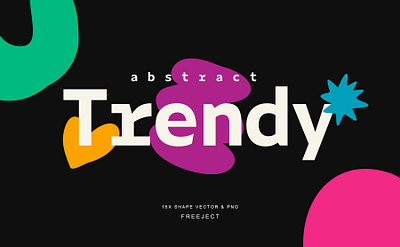 Free Download 15 Abstract Shape Trendy Design Element abstract design illustration shape trendy wallpaper