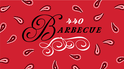 Barbecue Announcement brand and identity branding design