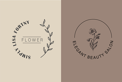 minimal hand drawn line art logo maker botanical boho artline botanical branding floral logo logo logo art logo maker