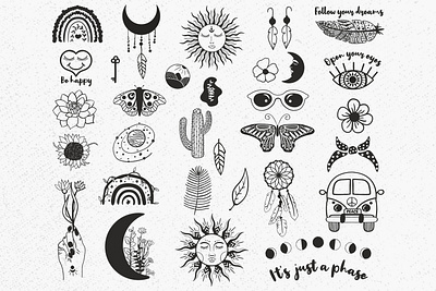 Boho bundle boho bundle graphic design