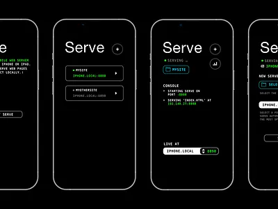 serve app ios ipad iphone ui user interface