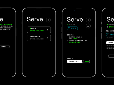 serve app ios ipad iphone ui user interface
