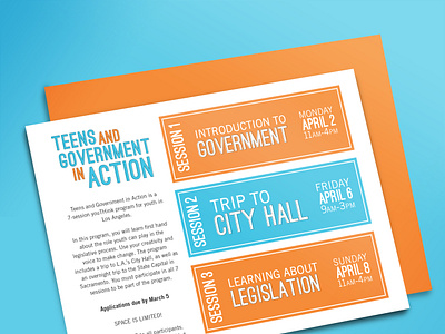 youTHink Program Flyer design flaks studio flaksstudio flyer graphics nonprofit