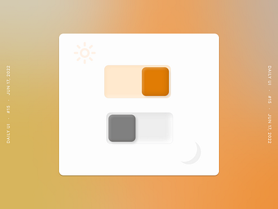 On/Off Switch daillyui design ui ux web
