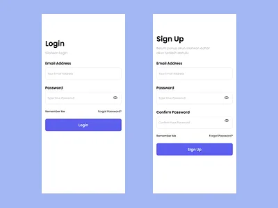 SignUp and SignIn 3d animation branding graphic design logo motion graphics ui uiuxdeisgn