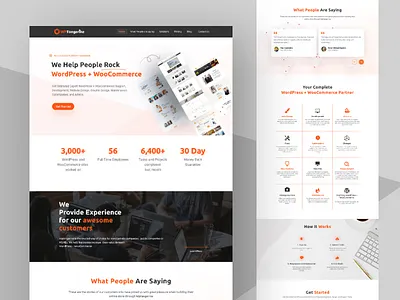 Agency website UI agency agency website ui app design corporate design ecommerce home page landing page ui ui theme uiux web ui website design