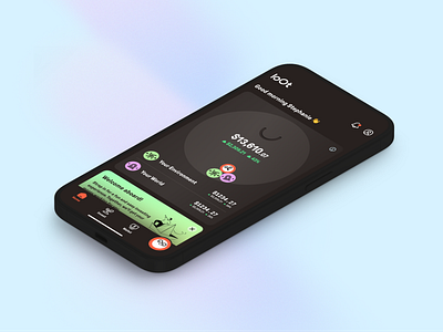 loOt Fintech app app mobile ui