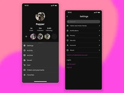 Daily UI 007 daily ui 007 dailyui figma mobile design settings
